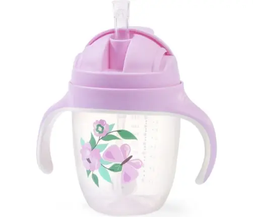 1464/05 Sippy cup with weighted straw Pink