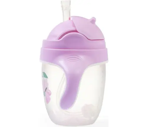 1464/05 Sippy cup with weighted straw Pink