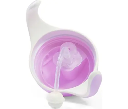 1464/05 Sippy cup with weighted straw Pink