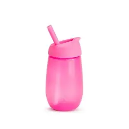 Munchkin 1pk 10oz Simple Clean Strw Cup 296ml Pink