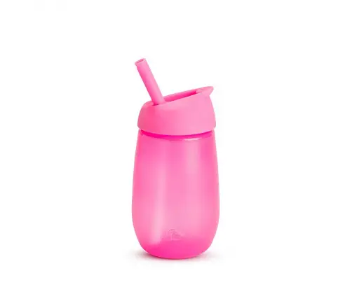Munchkin 1pk 10oz Simple Clean Strw Cup 296ml Pink
