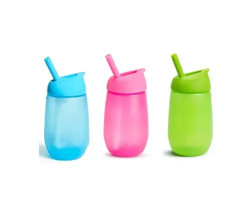 Munchkin 1pk 10oz Simple Clean Strw Cup 296ml Pink