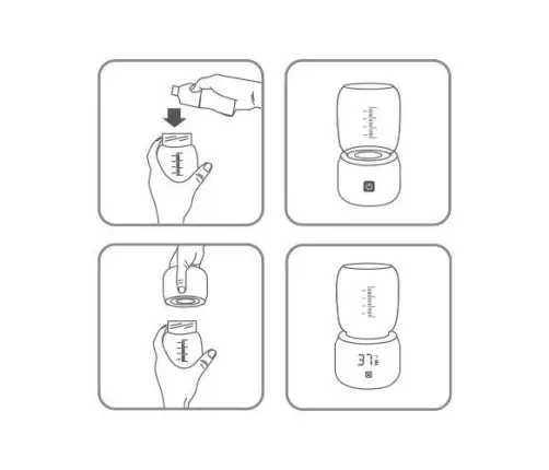 BabyOno kaasaskantev lutipudeli soojendaja
