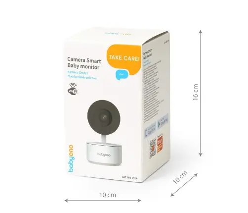 BabyOno vaikiškas monitorius, Camera Smart