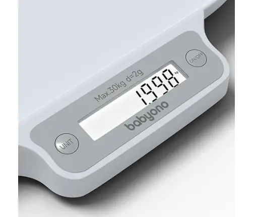 BabyOno elektrooniline beebikaal White