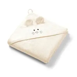 BabyOno Bamboo hooded towel 100x100cm Beige