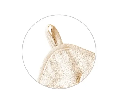 BabyOno Bamboo hooded towel 100x100cm Beige