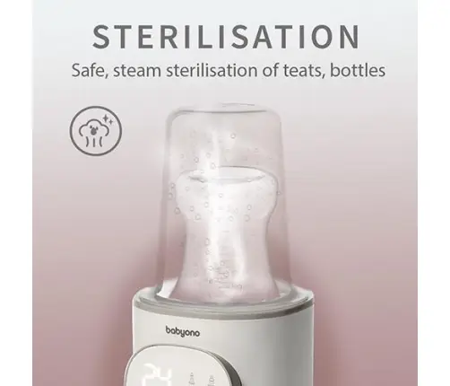 BabyOno digitaalne lutipudeli soojendaja-sterilisaator