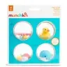 Munchkin bath toy Float and Play Bubbles 4pk