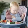 BabyOno Silicone bib -ultrathin Blue