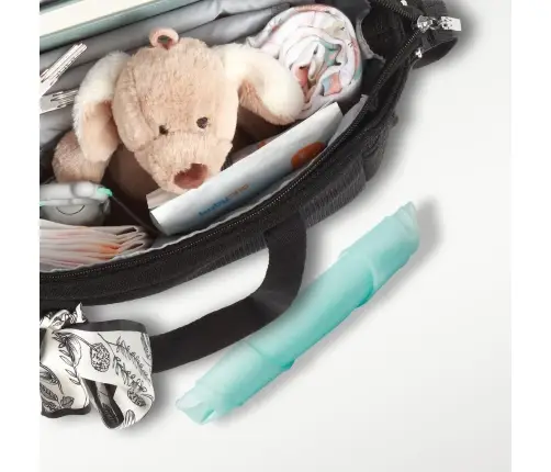 BabyOno Silicone bib -ultrathin Blue