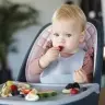 BabyOno Silicone bib -ultrathin Blue