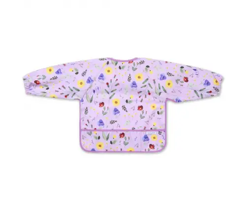 BabyOno Longsleeve bib Garden