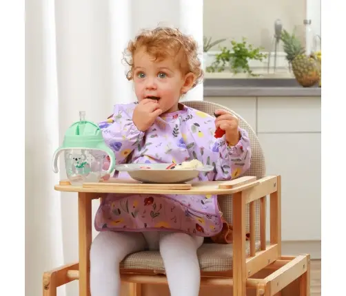 BabyOno Longsleeve bib Garden