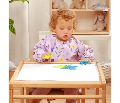 BabyOno Longsleeve bib Garden