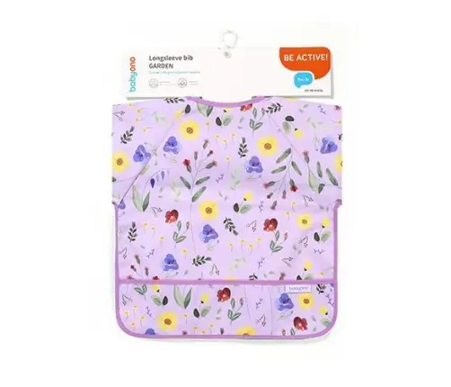 BabyOno Longsleeve bib Garden