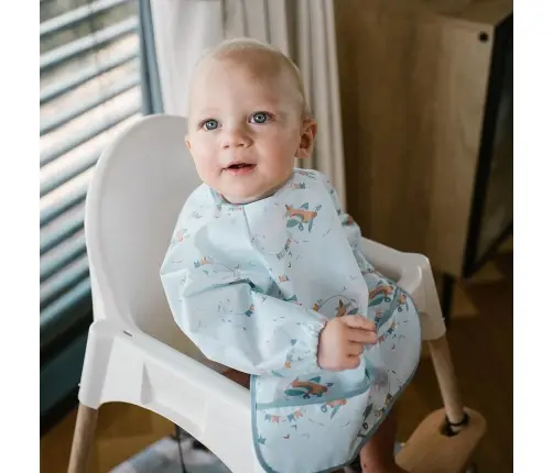 BabyOno longsleeve bib Plane