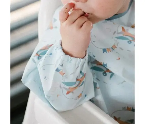 BabyOno longsleeve bib Plane