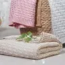 BabyOno cotton knitted blanket 75x100cm, Beige