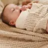 BabyOno cotton knitted blanket 75x100cm, Beige