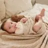 BabyOno cotton knitted blanket 75x100cm, Beige