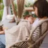 BabyOno cotton knitted blanket 75x100cm, Beige