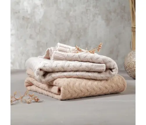 BabyOno Merino wool blanket 75x100cm, Beige