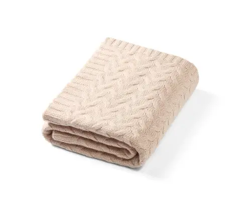 BabyOno Merino wool blanket 75x100cm, Beige