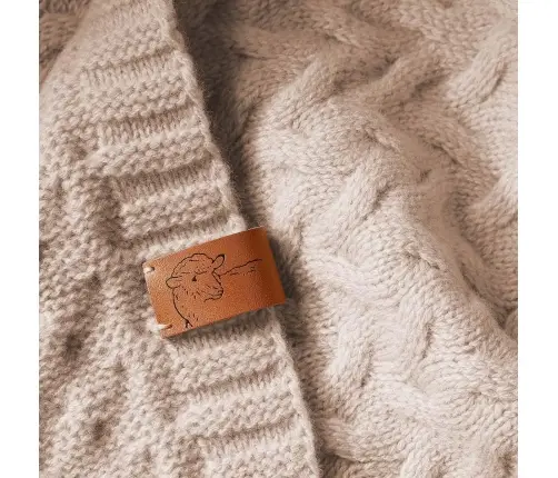 BabyOno Merino wool blanket 75x100cm, Beige
