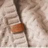 BabyOno Merino wool blanket 75x100cm, Beige