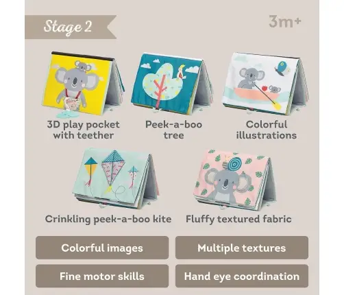Taf Toys Tummy time book