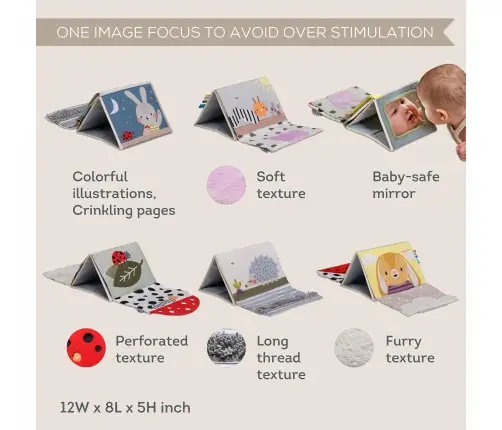 Taf Toys Tummy time Sensory book