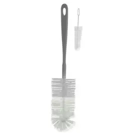 BabyOno Bottle and nipple brush Grey