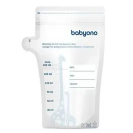 BabyOno Breast milk storage bags 180ml 30pcs