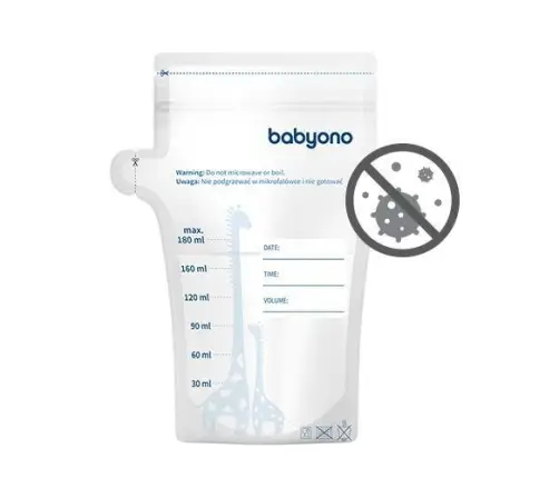 BabyOno Breast milk storage bags 180ml 30pcs