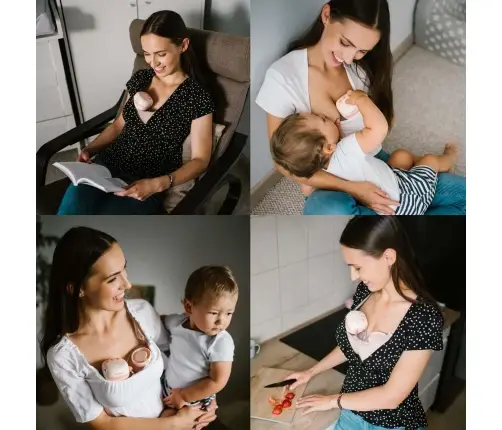 BabyOno Twinny double hands free electronic breast pump