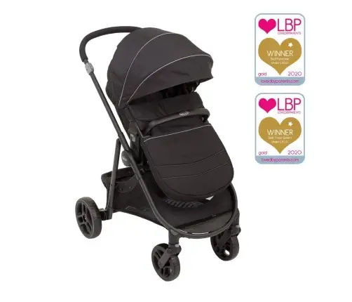 Graco Transform vežimėlis 2in1 Black