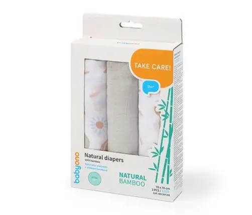 BabyOno Natural diapers with Bamboo Beige