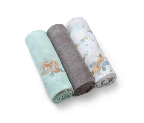 BabyOno Natural diapers with bamboo Grey