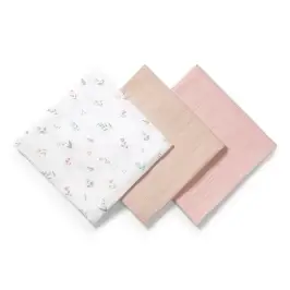 BabyOno crinkled muslin diapers 70x70cm, Pink 3pcs BabyOno crinkled muslin diapers 70x70cm, Pink 3pcs