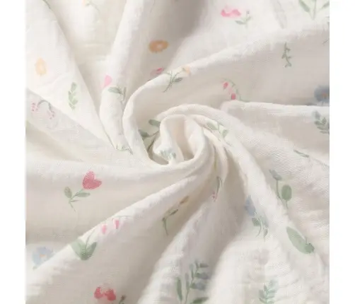 BabyOno crinkled muslin diapers 70x70cm, Pink 3pcs