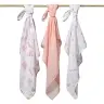 BabyOno Muslin diapers super soft 3pcs Pink