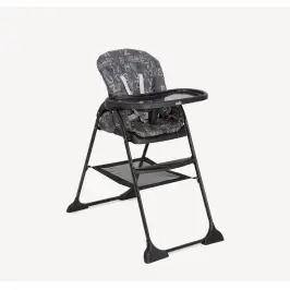 Joie Mimzy Snacker highchair ABC Charcoal Joie Mimzy Snacker highchair ABC Charcoal