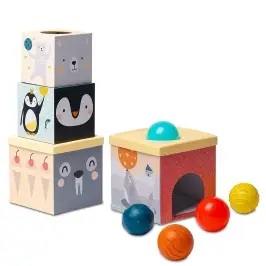 Taf Toys educational toy North Pole Ball Drop Stacker Taf Toys educational toy North Pole Ball Drop Stacker