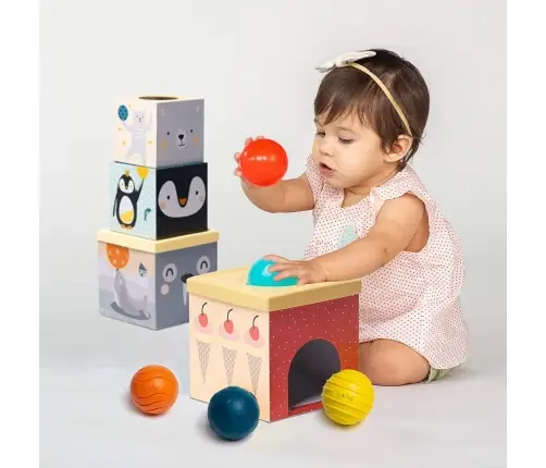 Taf Toys educational toy North Pole Ball Drop Stacker