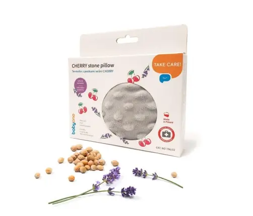 BabyOno Cherry stone pillow Beige