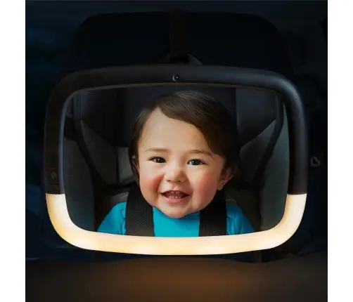 Munchkin Pivot Night Light 360° Baby Mirror