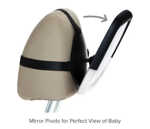 Munchkin Pivot Night Light 360° Baby Mirror