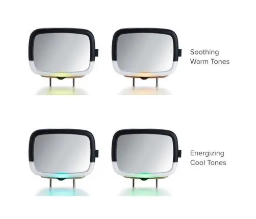 Munchkin Pivot Night Light 360° Baby Mirror