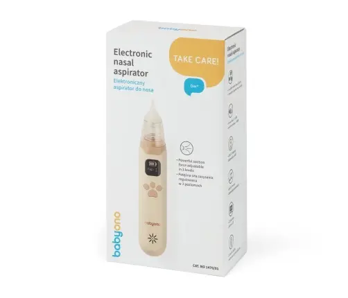 BabyOno electronic nasal aspirator Beige